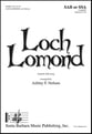Loch Lomond SAB choral sheet music cover